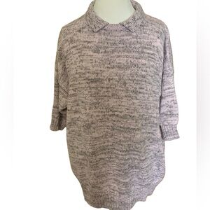 VINTAGE Venezia Sportswear Pink Collared Sweater